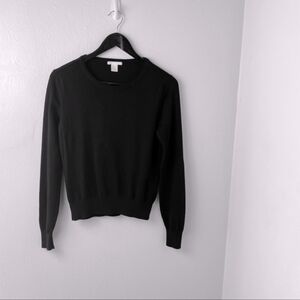 H&M Women's Black Crew Neck Sweater